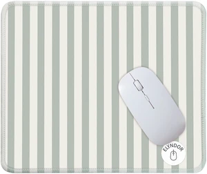 Mouse Pad for Desk with Stitched Edge Premium Cute Washable Mouse Pads. Computer Mousepad with Non-Slip Rubber Base Mousepads for Laptop 9.25x7.75x0.12 inch (Green Stripes) Mouse Pad for Desk with Stitched Edge Premium Cute Washable Mouse Pads. Computer Mousepad with Non-Slip Rubber Base Mousepads for Laptop 9.25x7.75x0.12 inch (Green Stripes)