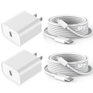 Fast iPhone Charger iPhone Charger Fast Charging 2Pack Quick Chargers 6ft Long USB C to Lightning Cable Quick Charging Cord USB Charge Block Adapter for iPhone 14 Plus/14 ProMax/13 Mini 12/11/XS/iPad Fast iPhone Charger iPhone Charger Fast Charging 2Pack Quick Chargers 6ft Long USB C to Lightning Cable Quick Charging Cord USB Charge Block Adapter for iPhone 14 Plus/14 ProMax/13 Mini 12/11/XS/iPad