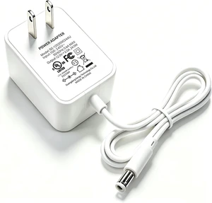White 12V 2A 24W AC DC Adapter 5.5mm x 2.1mm / 2.5mm DC Plug UL Listed White 12V 2A 24W AC DC Adapter 5.5mm x 2.1mm / 2.5mm DC Plug UL Listed