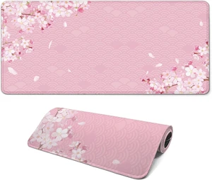 Gaming Mouse Pad with Anti-Slip Rubber Base Extended Large Computer Mouse Mat with Stitched Edges Long XL Anime Mousepad for Laptop and Keyboard 31.5 x 11.8 inch (Pink Cherry Blossom) Gaming Mouse Pad with Anti-Slip Rubber Base Extended Large Computer Mouse Mat with Stitched Edges Long XL Anime Mousepad for Laptop and Keyboard 31.5 x 11.8 inch (Pink Cherry Blossom)