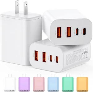 USB Charger Block 40W Charging Block Type C Charger Multiport Power 3Pack USB Charger Block 40W Charging Block Type C Charger Multiport Power 3Pack