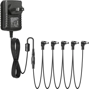 DC 9V1A Guitar Pedal Power Supply (10mA-1000mA) Center Negative DC 9V1A Guitar Pedal Power Supply (10mA-1000mA) Center Negative