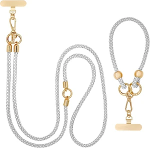 Crystal Phone Lanyard Crossbody and Wrist Strap Lanyard Rhinestone Anti-Theft Phone Strap Phone Neck Strap for Women Crystal Phone Lanyard Crossbody and Wrist Strap Lanyard Rhinestone Anti-Theft Phone Strap Phone Neck Strap for Women