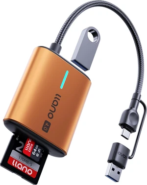 3 in 1 SD/TF/USB Card Reader High-Speed 312MB/s with Dual USB A&C 3 in 1 SD/TF/USB Card Reader High-Speed 312MB/s with Dual USB A&C