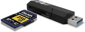 3.1 USB SD Card and microSD Reader 2-in-1 Dual Slot 170 MB/s High-Speed Data Transfer Windows & Mac Compatible (DDREADER-55) 3.1 USB SD Card and microSD Reader 2-in-1 Dual Slot 170 MB/s High-Speed Data Transfer Windows & Mac Compatible (DDREADER-55)
