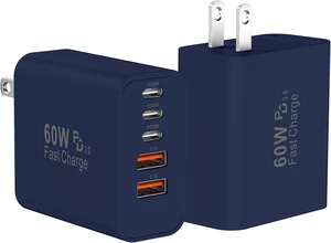 USB C Charger Block Fast Charging 60W USBC Type C Wall Plug Charging Cubes USB C Charger Block Fast Charging 60W USBC Type C Wall Plug Charging Cubes