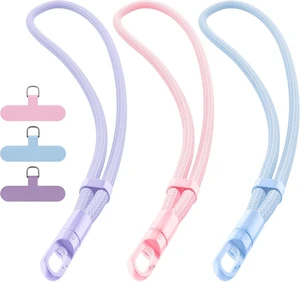 3 Pack Phone Wrist Strap 360°Rotating Phone Lanyard without Tangles 3 Pack Phone Wrist Strap 360°Rotating Phone Lanyard without Tangles