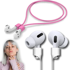 Ultra Strong Magnetic Airpod Pro Strap Anti-Lost Cord Sports Lanyard Compatible with Airpods 3rd 2nd Generation Pro 3 2 1 (Pink) Ultra Strong Magnetic Airpod Pro Strap Anti-Lost Cord Sports Lanyard Compatible with Airpods 3rd 2nd Generation Pro 3 2 1 (Pink)
