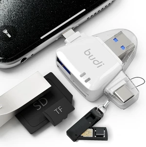 SD Card Reader for iPhone 6-in-1 Micro SD TF Memory Card Reader Trail Camera Viewerport Adapter Compatible with ipad/Android/Mac/Computer/Camera(White) SD Card Reader for iPhone 6-in-1 Micro SD TF Memory Card Reader Trail Camera Viewerport Adapter Compatible with ipad/Android/Mac/Computer/Camera(White)