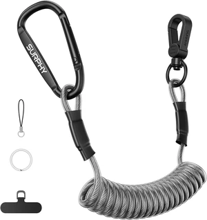 Anti Theft Phone Strap Phone Lanyard Sturdy Steel Wire Keychain Anti Theft Phone Strap Phone Lanyard Sturdy Steel Wire Keychain