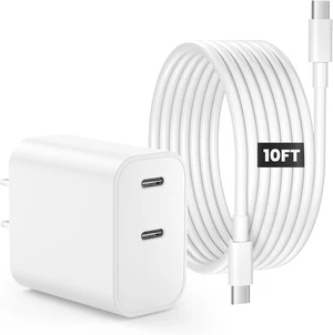 iPhone 18 17 16 15 Charger Fast Charging 20W Dual Port USB C Charger Block iPhone 18 17 16 15 Charger Fast Charging 20W Dual Port USB C Charger Block
