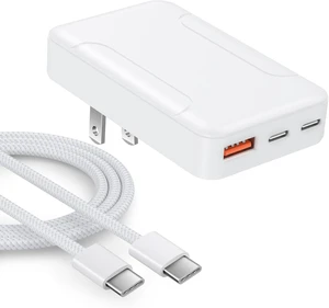 Slim Flat USB C Wall Plug PD45W Super Fast Charging for iPhone/Galaxy Slim Flat USB C Wall Plug PD45W Super Fast Charging for iPhone/Galaxy