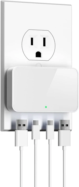 65W USB Wall Charger Block 4-Port Thin GaN Flat USB C Wall Plug for Home Office & Travel Fast Charging Brick Adapter for iPhone 17/16 Series MacBook Pro/Air and More 65W USB Wall Charger Block 4-Port Thin GaN Flat USB C Wall Plug for Home Office & Travel Fast Charging Brick Adapter for iPhone 17/16 Series MacBook Pro/Air and More