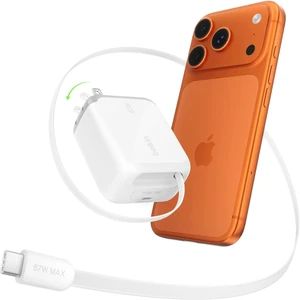 67W GaN USB C Retractable Charger Block Fast Charging for Travel 67W GaN USB C Retractable Charger Block Fast Charging for Travel