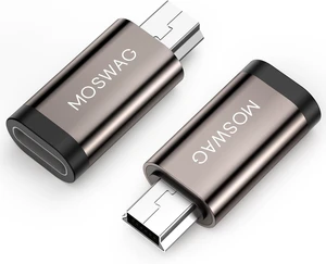 USB C to Mini USB 2.0 Adapter USB-C Female to USB Mini Male 2 Pack USB C to Mini USB 2.0 Adapter USB-C Female to USB Mini Male 2 Pack
