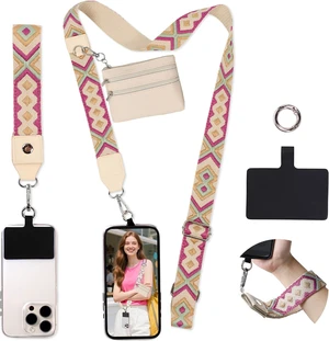 Cell Phone Lanyard Crossbody Clip and Go Phone Strap with Wallet Cell Phone Lanyard Crossbody Clip and Go Phone Strap with Wallet