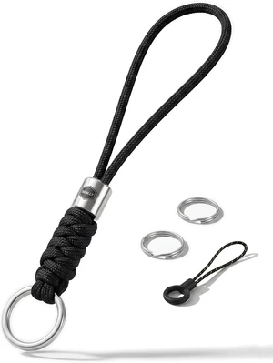 Paracord Wrist Lanyard Keychain for Keys ID Badge Car Fob & Wallet Paracord Wrist Lanyard Keychain for Keys ID Badge Car Fob & Wallet