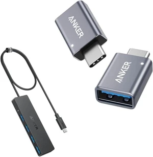 4-Port USB 3.0 USB C Adapter (2 Pack) 4-Port USB 3.0 USB C Adapter (2 Pack)