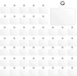 50 PCS Phone Lanyard Tabs Universal Phone Tether Tabs Clear Tether Tab for Cell Phone Pvc Transparent Lanyard Patches Compatible with iPhone Case Smartphone Case Non Adhesive 50 PCS Phone Lanyard Tabs Universal Phone Tether Tabs Clear Tether Tab for Cell Phone Pvc Transparent Lanyard Patches Compatible with iPhone Case Smartphone Case Non Adhesive