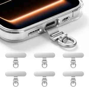 Rotatable 360° Stainless Steel Phone Tether Tabs - 6 Pack Rotatable 360° Stainless Steel Phone Tether Tabs - 6 Pack