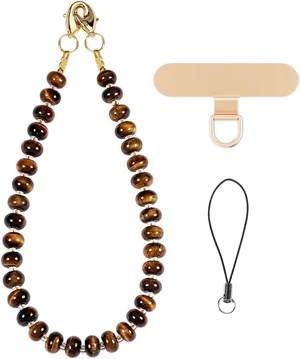 Beaded Phone Charm Wrist Strap with Tether Tab Camera Lanyard Beaded Phone Charm Wrist Strap with Tether Tab Camera Lanyard
