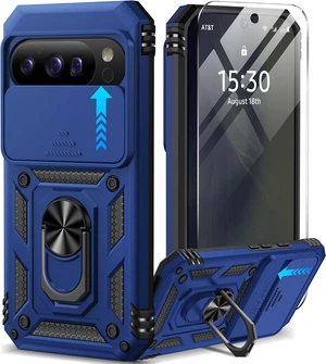 for Google Pixel 11 Case/Pixel 11 Pro Case with Screen Protector & Slide Camera Lens Cover Built-in Ring Stand Protective Phone Case for Pixel 11 Case/Google Pixel 11 Pro Case (Blue) for Google Pixel 11 Case/Pixel 11 Pro Case with Screen Protector & Slide Camera Lens Cover Built-in Ring Stand Protective Phone Case for Pixel 11 Case/Google Pixel 11 Pro Case (Blue)