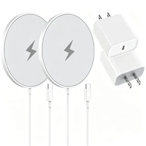 Magnetic Wireless Charger Fast Mag-Safe Charger for iPhone 16 Pro Max/16 Pro/iPhone 15Pro Max/15 Plus/14/13/12/AirPods 3/2/Pro/Pro 2 Magnet Charging Pad Mag Safe Chargerwith Dual Charging Ports Magnetic Wireless Charger Fast Mag-Safe Charger for iPhone 16 Pro Max/16 Pro/iPhone 15Pro Max/15 Plus/14/13/12/AirPods 3/2/Pro/Pro 2 Magnet Charging Pad Mag Safe Chargerwith Dual Charging Ports