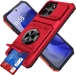 for Moto G Power 2025/2026 Wallet Case Red for Moto G Power 2025/2026 Wallet Case Red