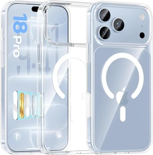 for iPhone 18 Pro Case Clear / 17 Pro Case Fit for Magsafe Military Grade Drop Protection Magnetic Shockproof Bumper 18 Pro iPhone Cases Slim Transparent Cell Cover for 18 Pro Non-Yellowing for iPhone 18 Pro Case Clear / 17 Pro Case Fit for Magsafe Military Grade Drop Protection Magnetic Shockproof Bumper 18 Pro iPhone Cases Slim Transparent Cell Cover for 18 Pro Non-Yellowing
