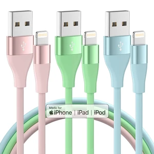 iPhone Charger Fast Charging 3Pack 10FT MFi Certified Lightning Cable iPhone Charger Fast Charging 3Pack 10FT MFi Certified Lightning Cable