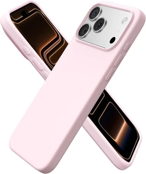 for iPhone 17 Pro Max Case Liquid Silicone Chalk Pink for iPhone 17 Pro Max Case Liquid Silicone Chalk Pink