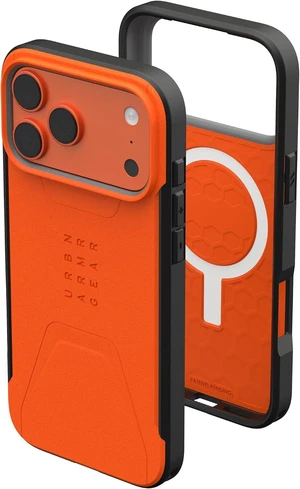 UAG Civilian for iPhone 18 Pro Max Case/iPhone 17 Pro Max Case Orange UAG Civilian for iPhone 18 Pro Max Case/iPhone 17 Pro Max Case Orange