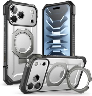 for iPhone 18 Pro Max Case/ 17 Pro Max Case with Stand Gray for iPhone 18 Pro Max Case/ 17 Pro Max Case with Stand Gray