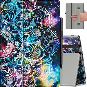 Case for 2023/2021 Release Kindle Fire HD 10 Tablet (13th/11th Generation) and Fire HD 10 Plus 10.1 - Slim Folding Stand Folio Cover with Auto Wake/Sleep & Hand Strap Mandala Case for 2023/2021 Release Kindle Fire HD 10 Tablet (13th/11th Generation) and Fire HD 10 Plus 10.1 - Slim Folding Stand Folio Cover with Auto Wake/Sleep & Hand Strap Mandala