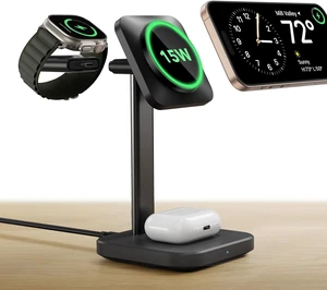 3 in 1 Wireless Charging Station for Magsafe Charger Stand 3 in 1 Wireless Charging Station for Magsafe Charger Stand