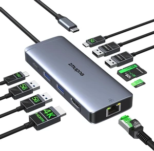 USB C Hub Ethernet USB-C Adapters for MacBook Pro/Air with HDMI 4K@60Hz USB C Hub Ethernet USB-C Adapters for MacBook Pro/Air with HDMI 4K@60Hz