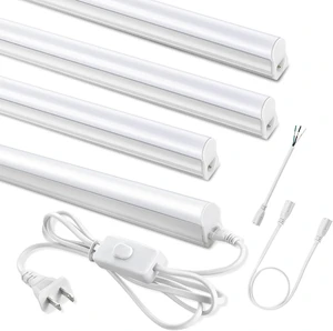 T5 LED Shop Lights 4FT 20W 2300lm 6500K Cabinet and Garage Light 4 Pack T5 LED Shop Lights 4FT 20W 2300lm 6500K Cabinet and Garage Light 4 Pack