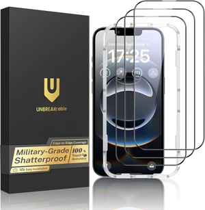 3-Pack Screen Protector for iPhone 16e Full Coverage 3-Pack Screen Protector for iPhone 16e Full Coverage