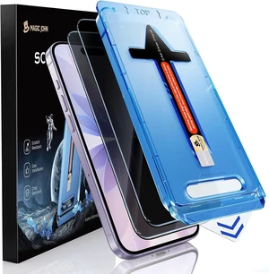 Privacy for iPhone 17 Screen Protector Easy Installation 2 Pack Privacy for iPhone 17 Screen Protector Easy Installation 2 Pack