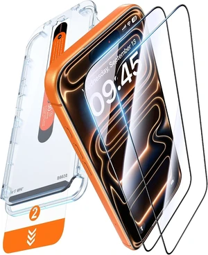 Top 9H++ Glass 2 Pack for iPhone 17 Pro Max Screen Protector Top 9H++ Glass 2 Pack for iPhone 17 Pro Max Screen Protector