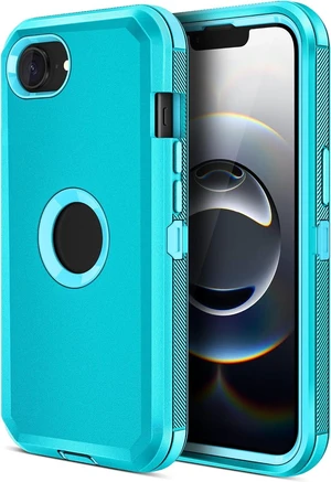 for iPhone 16e Case 17e Cover Heavy Duty Shockproof Rugged Teal for iPhone 16e Case 17e Cover Heavy Duty Shockproof Rugged Teal