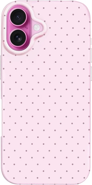 for iPhone 16 Case Polka Dot Phone Case Cute Trendy Polka Dots Pattern Print Aesthetic Simple Design Soft TPU Slim Shockproof Protective Phone Cover 6.1 for Women Girls - Pink for iPhone 16 Case Polka Dot Phone Case Cute Trendy Polka Dots Pattern Print Aesthetic Simple Design Soft TPU Slim Shockproof Protective Phone Cover 6.1 for Women Girls - Pink