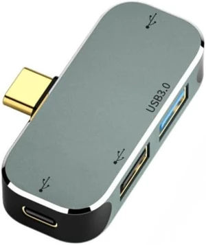 4-in-1 USB-C Hub Multiport Type-C Adapter Dongle USB 3.0 100W PD Charging 4-in-1 USB-C Hub Multiport Type-C Adapter Dongle USB 3.0 100W PD Charging