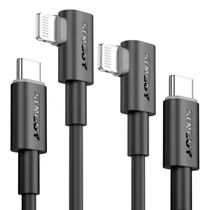 Right Angle Lightning Cable 1.6FT 2 Pack 27W USB C to Lightning Cable Fast Charging for iPhone 14/13/12/11 Pro Max Mini XR XS 8 7 6 5 Plus CarPlay Right Angle Lightning Cable 1.6FT 2 Pack 27W USB C to Lightning Cable Fast Charging for iPhone 14/13/12/11 Pro Max Mini XR XS 8 7 6 5 Plus CarPlay