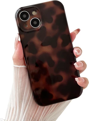 Compatible with for iPhone 14 Case Tortoise Shell Chic Amber Brown Print Leopard Classic Soft TPU Protective Shockproof Case for iPhone 14 6.1 Color2 Compatible with for iPhone 14 Case Tortoise Shell Chic Amber Brown Print Leopard Classic Soft TPU Protective Shockproof Case for iPhone 14 6.1 Color2