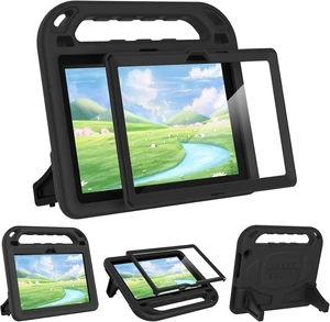 Kids Case for 10-Inch Tablet with Built-in Screen Protector Black Kids Case for 10-Inch Tablet with Built-in Screen Protector Black