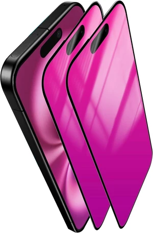 Privacy Screen Protector for iPhone 16 2 Pack (Pink) Privacy Screen Protector for iPhone 16 2 Pack (Pink)