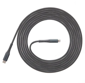 USB C to Lightning High-Speed Ultra Durable Alloy Cable for iPhone 1-14 AirPods iPads and More Devices (10 Foot Gray) USB C to Lightning High-Speed Ultra Durable Alloy Cable for iPhone 1-14 AirPods iPads and More Devices (10 Foot Gray)