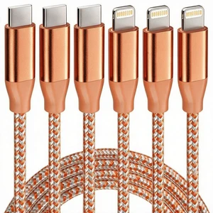 USB C to Lightning Cable 3 Pack 6FT MFi Certified iPhone Fast Charger Fast Charging Type c to Lightning Cable for iPhone 14 13 12 11 Pro Max Xr Xs 8 and More USB C to Lightning Cable 3 Pack 6FT MFi Certified iPhone Fast Charger Fast Charging Type c to Lightning Cable for iPhone 14 13 12 11 Pro Max Xr Xs 8 and More