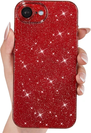 for iPhone 17e 16e Case Glitter Sparkly Girly Cute Bling Sparkle Shiny Shimmer Bright Phone Case for Women Girls Glittery Thin Slim Jelly Soft Silicone Rubber Gel Plastic Cover Red Wine for iPhone 17e 16e Case Glitter Sparkly Girly Cute Bling Sparkle Shiny Shimmer Bright Phone Case for Women Girls Glittery Thin Slim Jelly Soft Silicone Rubber Gel Plastic Cover Red Wine